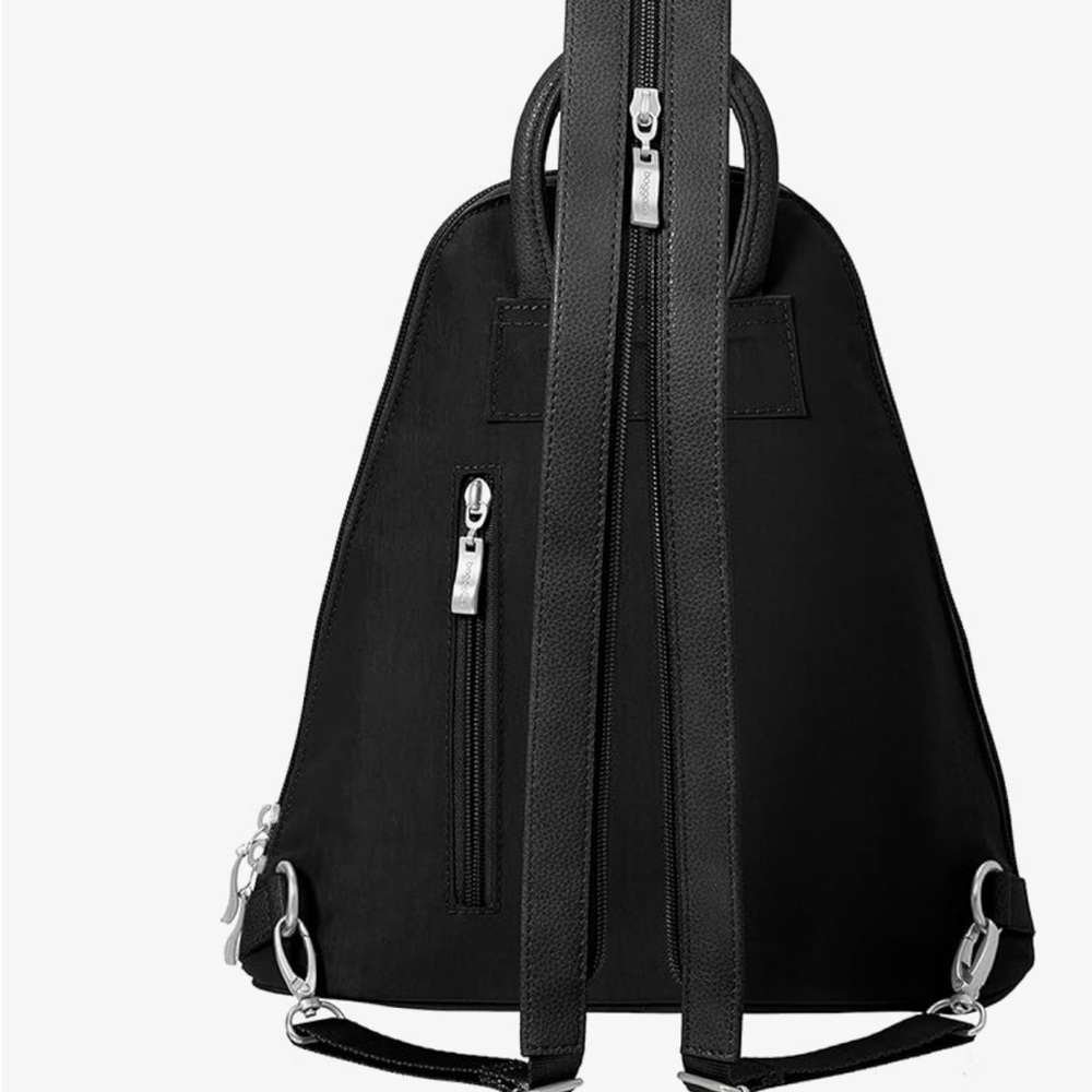 Baggallini Black Sling Backpack Bundle with RFID Wristlet - Picture 8 of 9